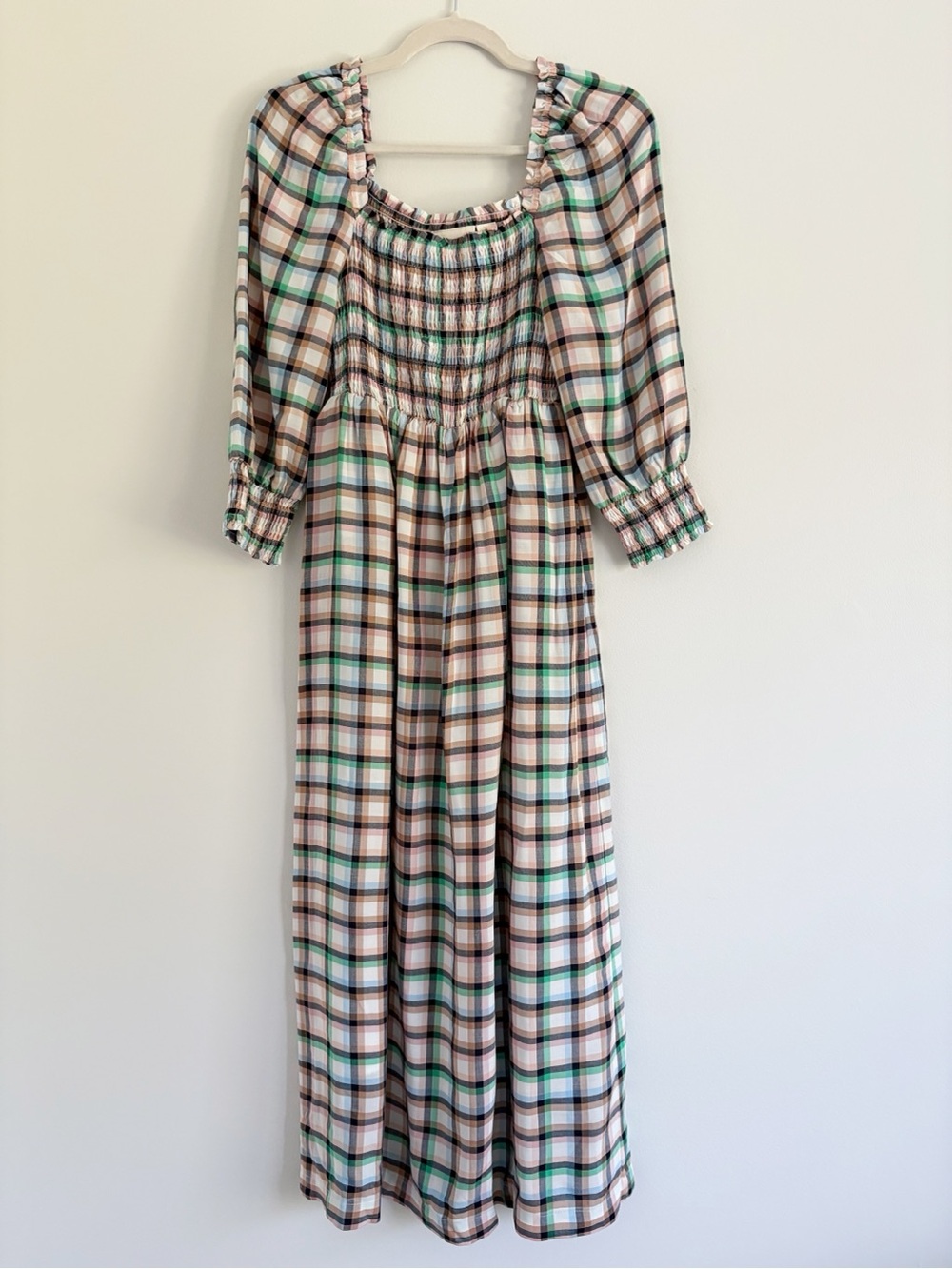 Maeve Cerie Smocked Dress